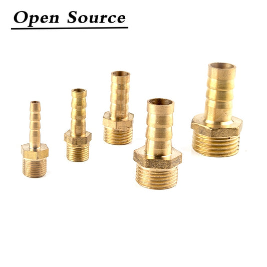 Brass Barb Fittings - MPT to Barb
